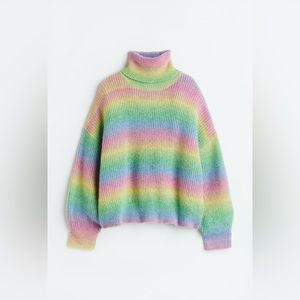 H&M Rib-knit Turtleneck Sweater